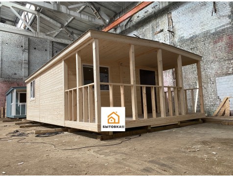 Модульный дом 8х4.6м с верандой
